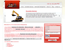 Tablet Screenshot of 3dconstructionenterprises.com